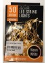 LED INDOORS STRING LIGHTS 5 METERS WARM WHITE BATTERY OPERATED 